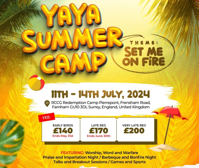 UK Region 5 – YAYA Summer Camp – Set Me on Fire